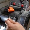 imageKlein Tool LS22 22Piece Long Hex Key Set SAE and Metric HeatTreated L Style Key Sizes 116Inch to 38Inch and 15 to 10mm