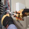 imageKlein Tools 12098EINS Insulated Combination Pliers with VDE Certified 3Part Insulation Crimping Die and Toothed PipeGrip