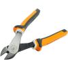 imageKlein Tools 200048EINS Pliers Made in USA Insulated Diagonal Cutting Pliers with Angled Head and 1000V Rated Insulated Grips 8InchSlim Handle