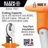 imageKlein Tools 33526 Basic Insulated Tool Kit 1000Volt 3 Pliers 3 Screwdrivers Cable Cutter and Wire CutterStripper 8Piece8Piece