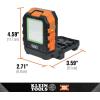 imageKlein Tools 56416 MODbox Rechargeable 1000Lumen LED Area Work Light with Magnets 3 Brightness Levels 360Degree Rotation and Kickstand