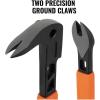 imageKlein Tools 66093 Nail Puller with Integrated Dimpler HeavyDuty Carbon Steel Cats Paw Pry Bar 12Inch12Inch