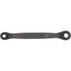 imageKlein Tools 68216 4in1 Reversible Ratcheting Box Wrench Set Quad Wrench SAE 2Piece 14 to 34Inch Forged Steel 90Tooth