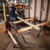 imageKlein Tools 80178 Folding Saw Horse Adjustable 26 to 32Inch Height 2x4 Support Arms Heavy Duty Jobsite Table 2Pack