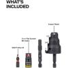 imageKlein Tools 85091HD Flip Socket Conduit Reamer 3in1 ImpactRated Tool for 12Inch 34Inch 1Inch Conduit Magnetic Bit Holder