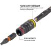 imageKlein Tools 85191HD Flip Socket Conduit Reamer Driver 3in1 ImpactRated Tool for 12Inch 34Inch 1Inch Conduit Integrated QuickConnect Handle with Magnetic Bit Holder