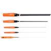 imageKlein Tools 86103 Skribes XL Permanent Marker Chisel Tip ProfessionalGrade Ink MultiSurface Jobsite Marker for Wet Dry and Oily Surfaces Black