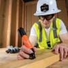 imageKlein Tools 86103 Skribes XL Permanent Marker Chisel Tip ProfessionalGrade Ink MultiSurface Jobsite Marker for Wet Dry and Oily Surfaces Black