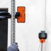 imageKlein Tools 93RLS Green SelfLeveling Rotary Laser Level Kit HorizontalVertical with Plumb Spot 1150Foot Range Rechargeable Tripod Detector 9Foot Grade Rod Carrying Case  5mW Class 3R