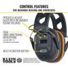 imageKlein Tools AESEM1S Smart Sense Electronic Hearing Protection Safety Earmuff with Bluetooth ampamp Situational Awareness NRR 23dB 25hr Runtime