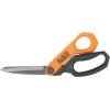 imageKlein Tools B2110 Heavy Duty Scissors Multipurpose Offset Utility Shears for Cutting Cardboard Leather Carpet and More Stainless Steel 10Inch