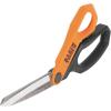 imageKlein Tools B2110 Heavy Duty Scissors Multipurpose Offset Utility Shears for Cutting Cardboard Leather Carpet and More Stainless Steel 10Inch