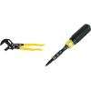 imageKlein Tools D50410B Pump Pliers QuickAdjust Tongue and Groove Klaw Water Pump Pliers 10Inch10Inch Plier Wrench