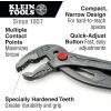 imageKlein Tools D50410B Pump Pliers QuickAdjust Tongue and Groove Klaw Water Pump Pliers 10Inch12Inch