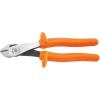 imageKlein Tools 200048EINS Pliers Made in USA Insulated Diagonal Cutting Pliers with Angled Head and 1000V Rated Insulated Grips 8InchStandard