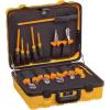 imageKlein Tools 33526 Basic Insulated Tool Kit 1000Volt 3 Pliers 3 Screwdrivers Cable Cutter and Wire CutterStripper 8Piece13Piece
