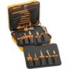 imageKlein Tools 33526 Basic Insulated Tool Kit 1000Volt 3 Pliers 3 Screwdrivers Cable Cutter and Wire CutterStripper 8Piece22Piece