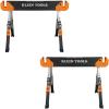 imageKlein Tools 80178 Folding Saw Horse Adjustable 26 to 32Inch Height 2x4 Support Arms Heavy Duty Jobsite Table 2Pack