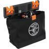 imageKlein Tools BC510S Bucket Work Center Hardware Tool Pouch with Carabiner Magnetic S Hook Rail System Accessory for Lineman Tools