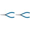 imageKlein Tools D321412C Electronics Pliers Slim Needle Nose Spring Loaded 5Inch Lightweight Knurled Jaws Curved Handle1 Count Pack of 2