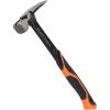 imageKlein Tools H80920S Smooth Face Framing Hammer with Straight Claw 20Ounce Forged Steel Magnetic Nail Puller and ExtraLarge Squared Strike Face