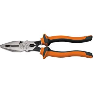 imageKlein Tools 12098EINS Insulated Combination Pliers with VDE Certified 3Part Insulation Crimping Die and Toothed PipeGrip