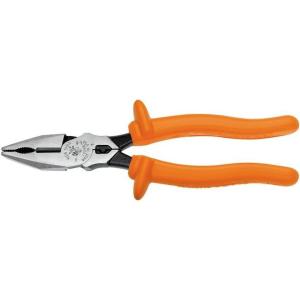 imageKlein Tools 12098INS Insulated Universal Combination Pliers Side Cutters with Crimper 8Inch