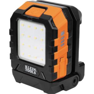 imageKlein Tools 56416 MODbox Rechargeable 1000Lumen LED Area Work Light with Magnets 3 Brightness Levels 360Degree Rotation and Kickstand