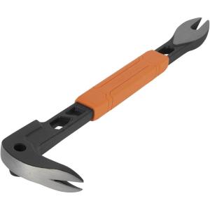 imageKlein Tools 66093 Nail Puller with Integrated Dimpler HeavyDuty Carbon Steel Cats Paw Pry Bar 12Inch12Inch