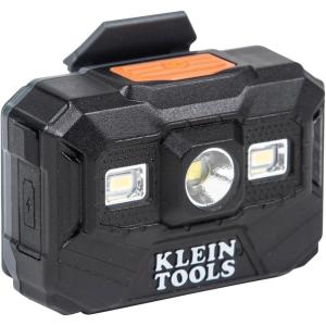 imageKlein Tools 80174 2 Rechargeable LED Headlamps with Headlamp Bracket and Fabric Strap 300 Lumen AllDay Runtime for Klein Hard Hats 3PieceHeadlamp