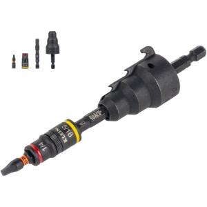 imageKlein Tools 85091HD Flip Socket Conduit Reamer 3in1 ImpactRated Tool for 12Inch 34Inch 1Inch Conduit Magnetic Bit Holder
