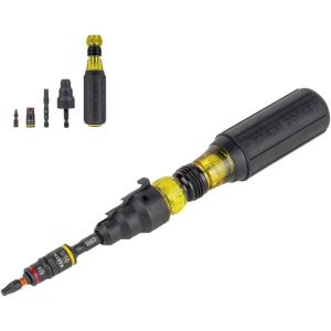 imageKlein Tools 85191HD Flip Socket Conduit Reamer Driver 3in1 ImpactRated Tool for 12Inch 34Inch 1Inch Conduit Integrated QuickConnect Handle with Magnetic Bit Holder