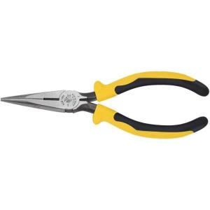 imageKlein Tools J2036 Needle Nose Pliers Long Nose Side Cutters Heavy Duty Journeyman Alligator Pliers with Curved Handles 634Inch