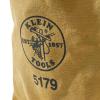 imageKlein Tools 5179 Tool Pouch WaterRepellent Canvas Tool Bag with Belt Loops 75 x 7 x 35Inch