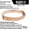 imageKlein Tools 5420XL Tool Belt HeavyDuty Rugged Leather Ironworker Belt XLargeL