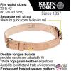 imageKlein Tools 5420XL Tool Belt HeavyDuty Rugged Leather Ironworker Belt XLargeS