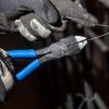 imageKlein Tools D20007CST Diagonal Cutters Slim Head Linesman Pliers is Spring Loaded HeavyDuty Ironworker Pliers Cut ACSR Screws and MoreDiagonal Cutters