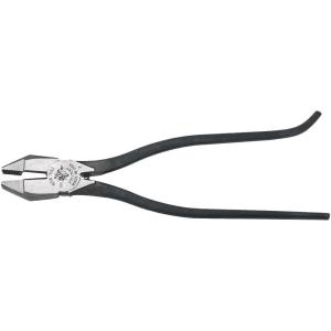 imageKlein Tools 2017CST Rebar Work Pliers with SpringLoaded Action Induction Hardened Knives and Handle TemperingIronworkerPlain Handle