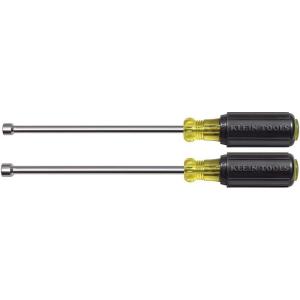 imageKlein Tools 646M Tool Set Made in USA Magnetic Nut Drivers Sizes 14 and 516Inch 6Inch Shafts 2PieceMagnetic