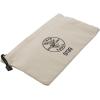 imageKlein Tools 62042 16Inch Zipper Bag Extra Long No 10 Canvas Heavy Duty Tool Bag 3Inch StandUp Bottom Multipurpose for Tools or Crafts125Inch