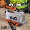 imageKlein Tools 62042 16Inch Zipper Bag Extra Long No 10 Canvas Heavy Duty Tool Bag 3Inch StandUp Bottom Multipurpose for Tools or Crafts16Inch