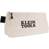 imageKlein Tools 62042 16Inch Zipper Bag Extra Long No 10 Canvas Heavy Duty Tool Bag 3Inch StandUp Bottom Multipurpose for Tools or Crafts16Inch