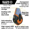imageKlein Tools CHLK00B Chalk Line Capsules MessFree High Visibility Blue Refills for Klein Chalk Line Tools 4PackBlue