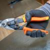 imageKlein Tools 1302S Aviation Tin Snips Straight Long Cut Heavy Duty Metal Cutting Shears with Forged Steel Blade