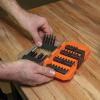 imageKlein Tools 33800 Impact Driver Bit Set 35Piece S2 Steel with Phillips Slotted Square TORX Bits and Magnetic Nut Drivers in MODbox Case