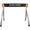 imageKlein Tools 66187 Folding Saw Horse Heavy Duty Legs Metal Saw Horse for Woodworking Carpenters Contractors 2Pack