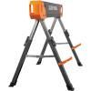 imageKlein Tools 66188 Folding Saw Horse 2x4 Support Arms 26Inch to 32Inch Adjustable Height Heavy Duty Jobsite Table 1Pack