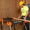 imageKlein Tools 66188 Folding Saw Horse 2x4 Support Arms 26Inch to 32Inch Adjustable Height Heavy Duty Jobsite Table 1Pack