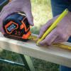 imageKlein Tools 9125AL Tape Measure HeavyDuty Measuring Tape 25Foot SingleHook Nylon Reinforced Blade AutoLock