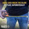 imageKlein Tools 9125AL Tape Measure HeavyDuty Measuring Tape 25Foot SingleHook Nylon Reinforced Blade AutoLock